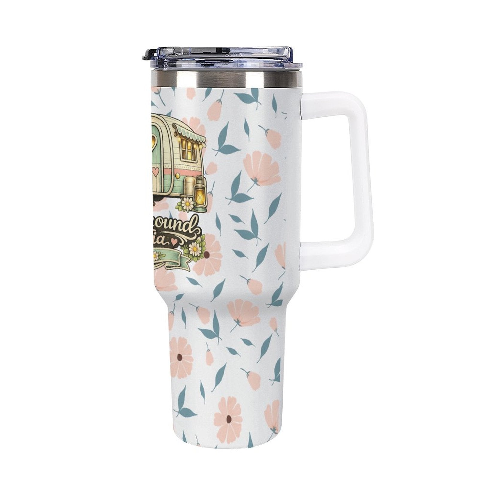 Mafia 40oz Insulated Tumbler with Handle and Straw