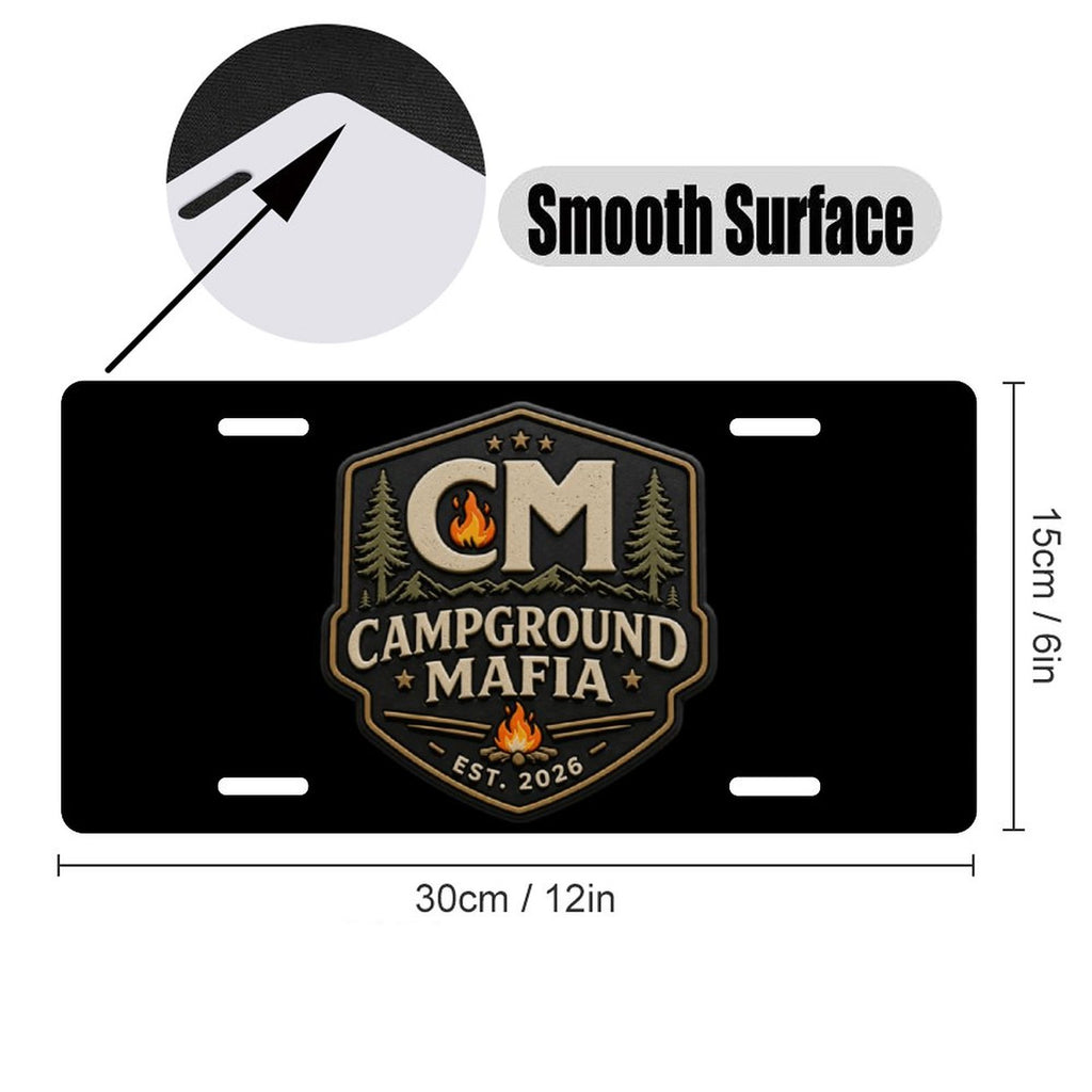 Campground Mafia License Plate