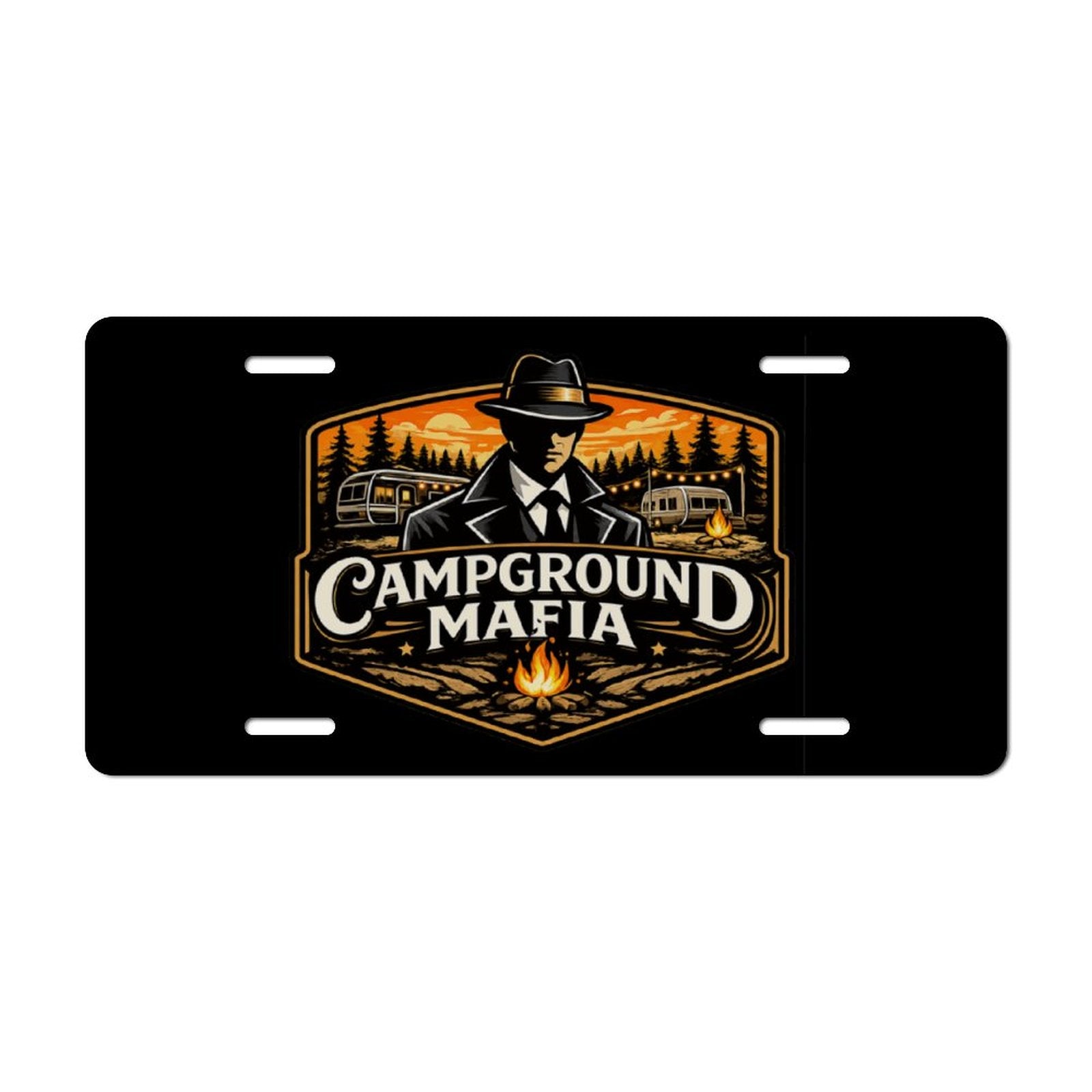 Campground Mafia Boss Plate