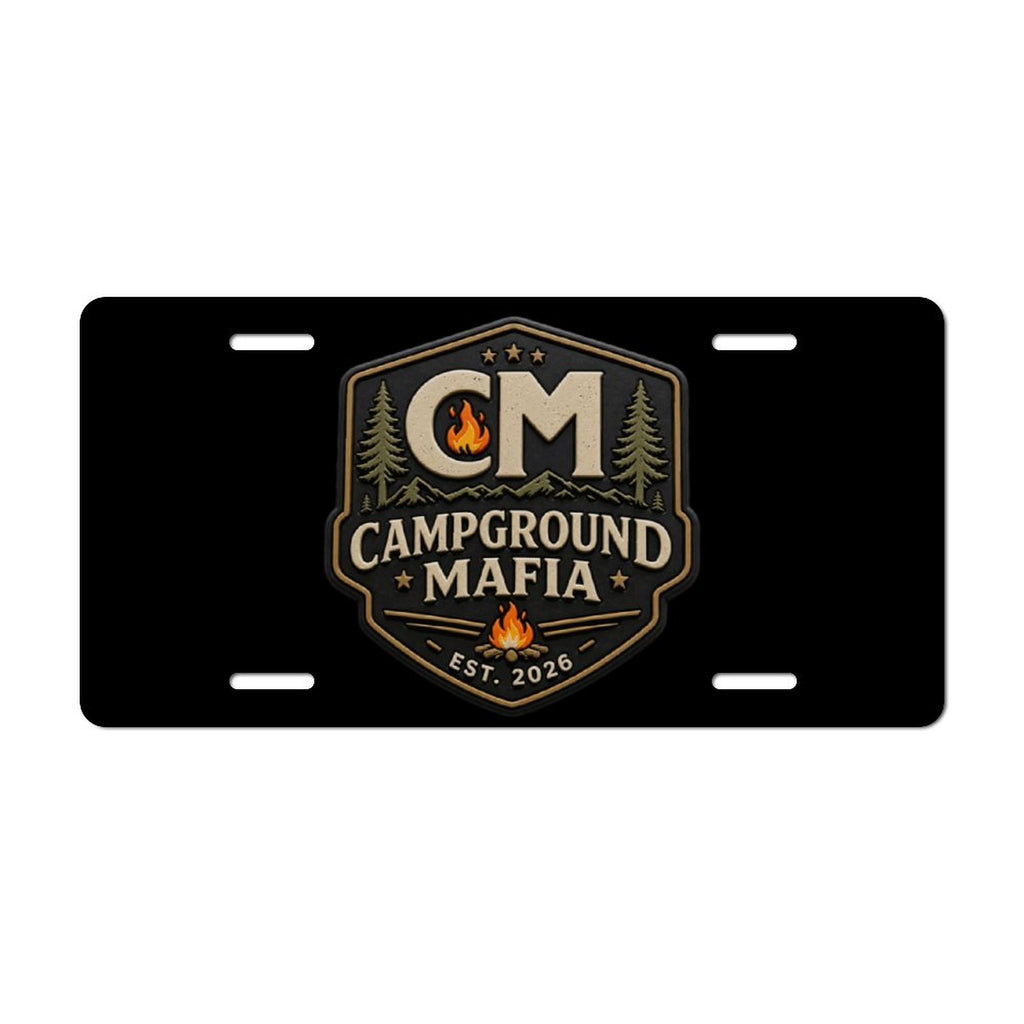 Campground Mafia License Plate