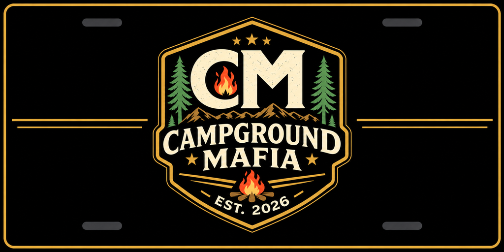 Campground Mafia License Plate
