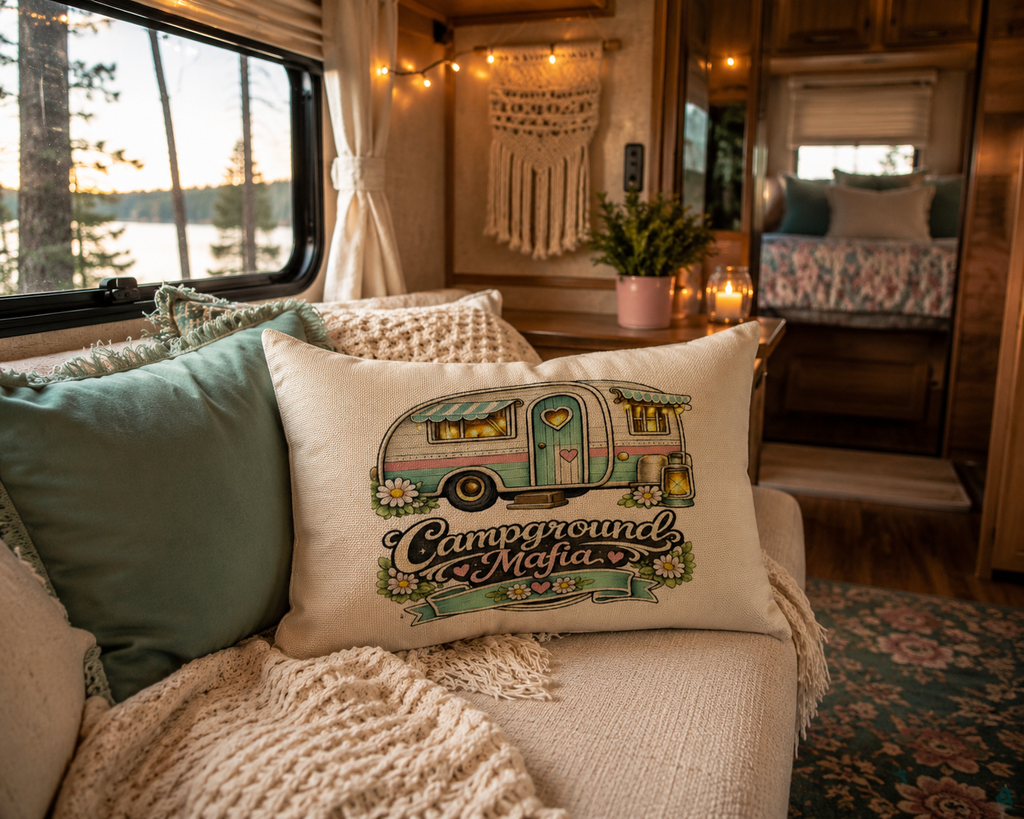 Mafia Camper Pillow