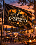 Campground Mafia Boss  3'x5' Double Sided Flag