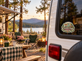 Campground Mafia Pastel Sticker 3"