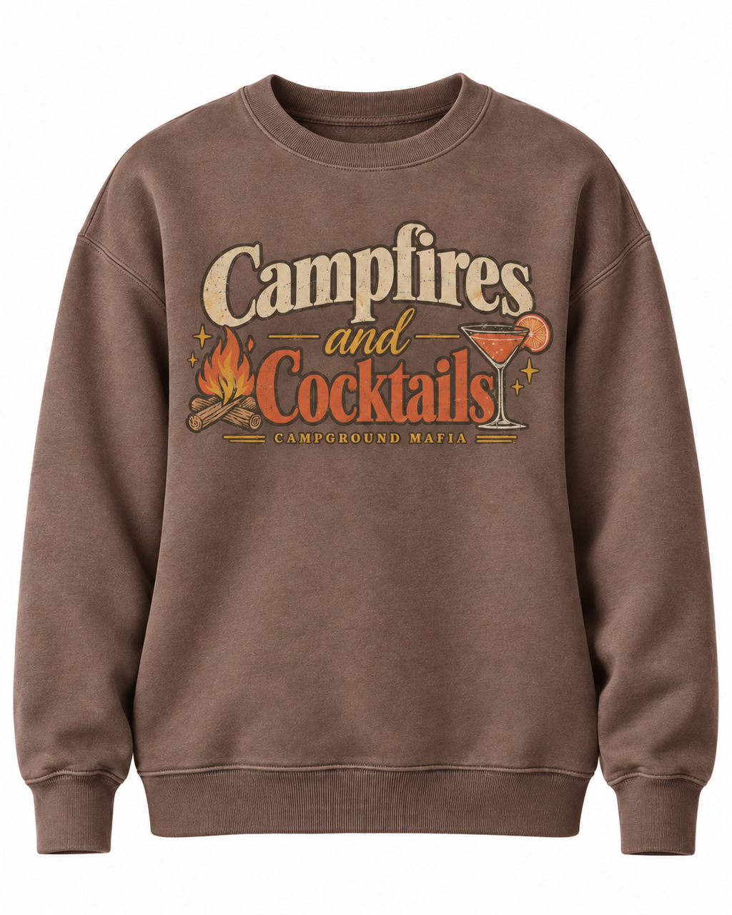 Cocktails and Campfires Sweatshirt