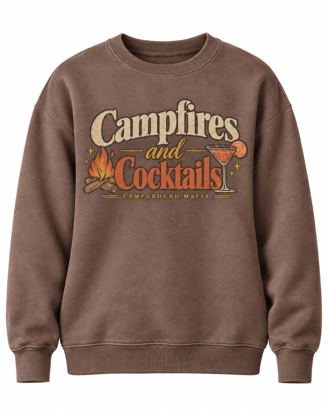 Cocktails and Campfires Sweatshirt