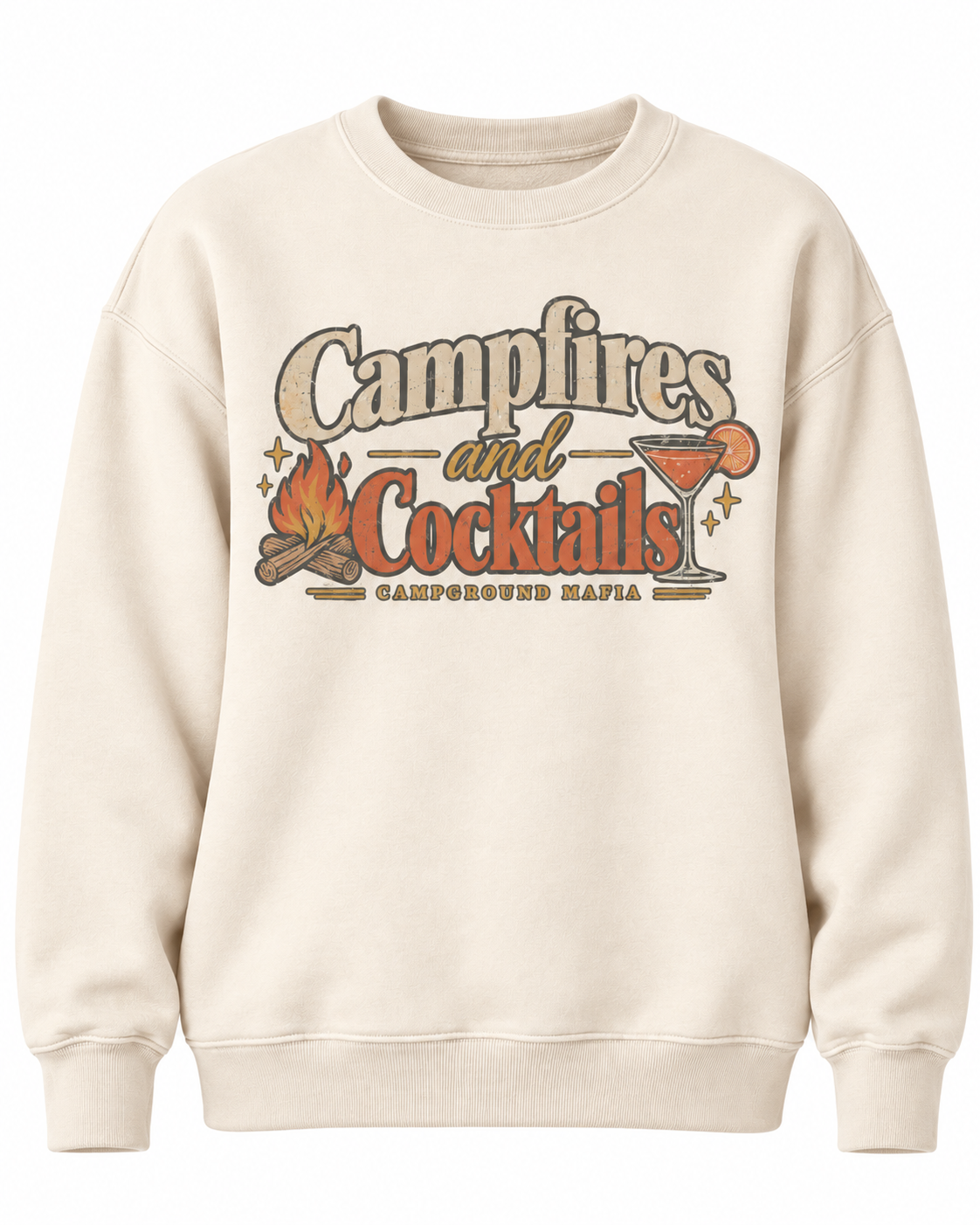 Cocktails and Campfires Sweatshirt