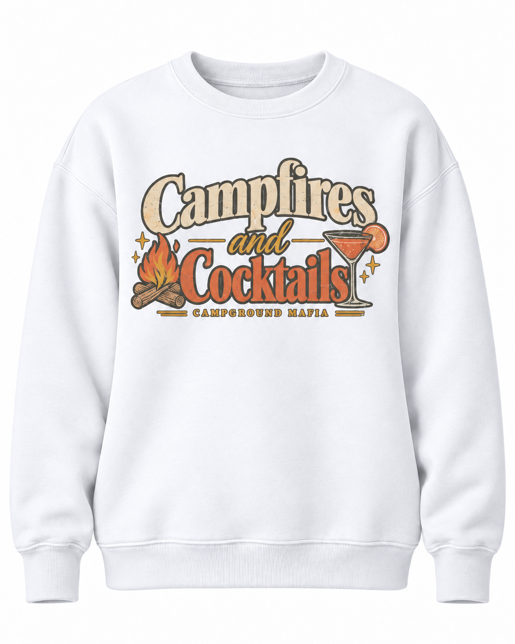 Cocktails and Campfires Sweatshirt