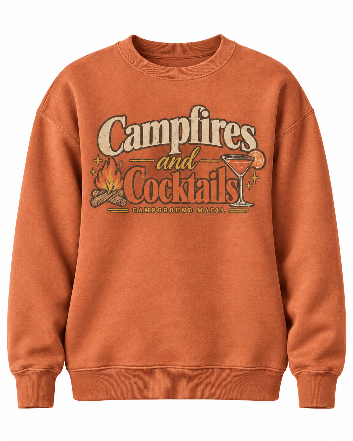 Cocktails and Campfires Sweatshirt