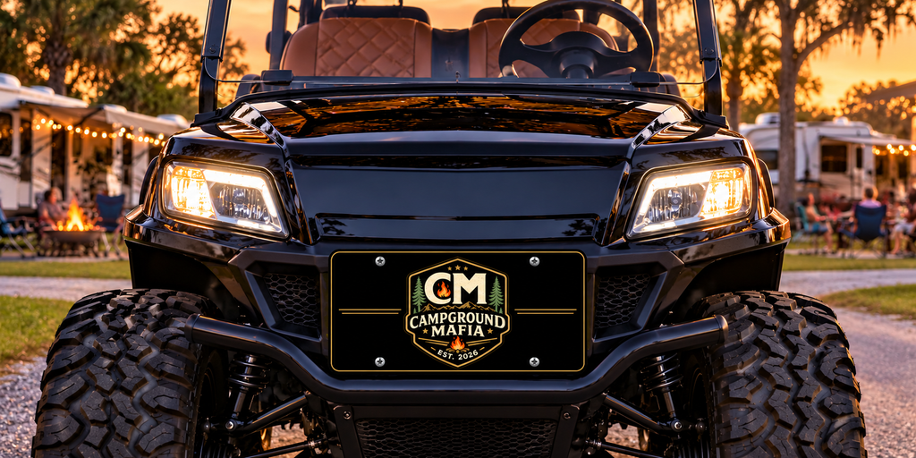 Campground Mafia License Plate