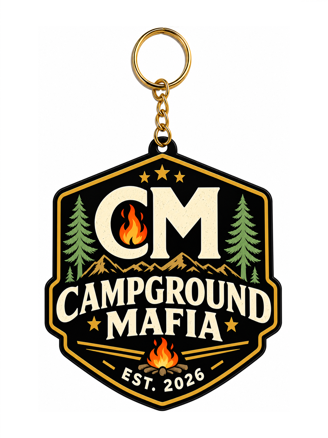 Campground Mafia Official Keychain