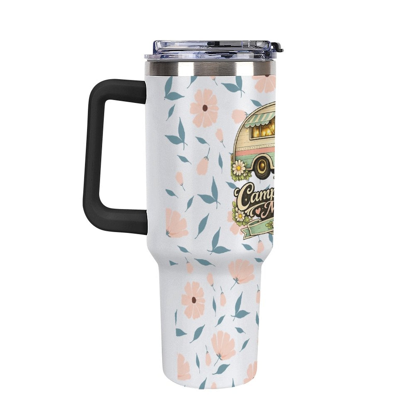 Mafia 40oz Insulated Tumbler with Handle and Straw