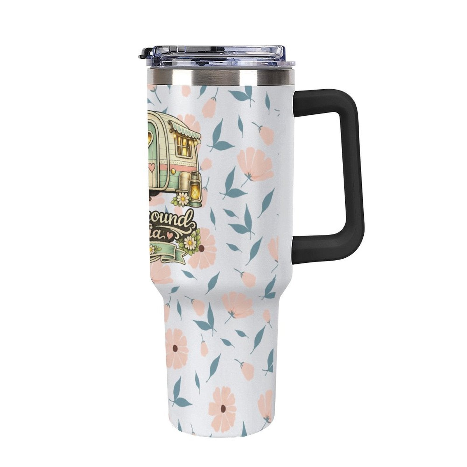 Mafia 40oz Insulated Tumbler with Handle and Straw