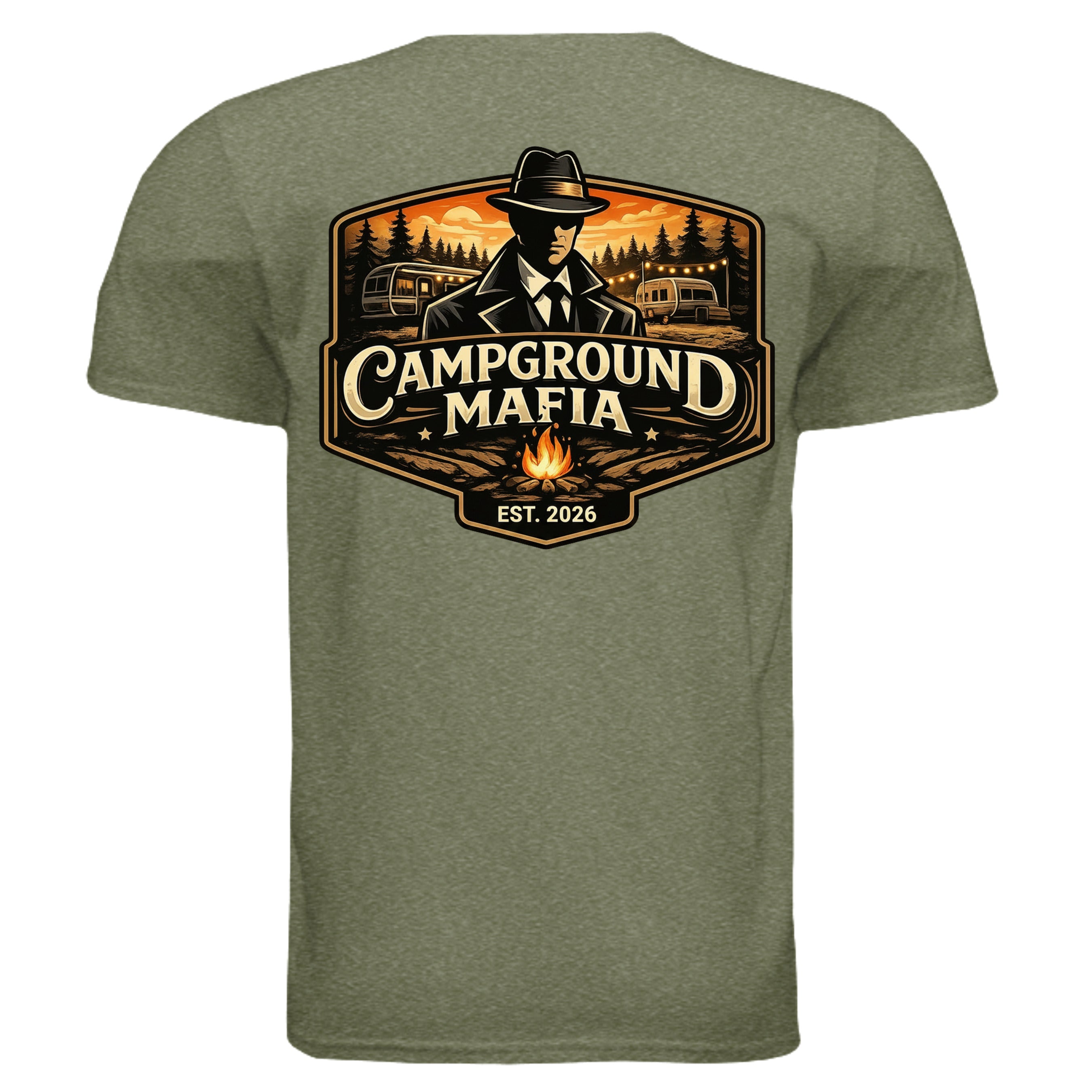 HEATHER MILITARY GREEN - G640 - BACK