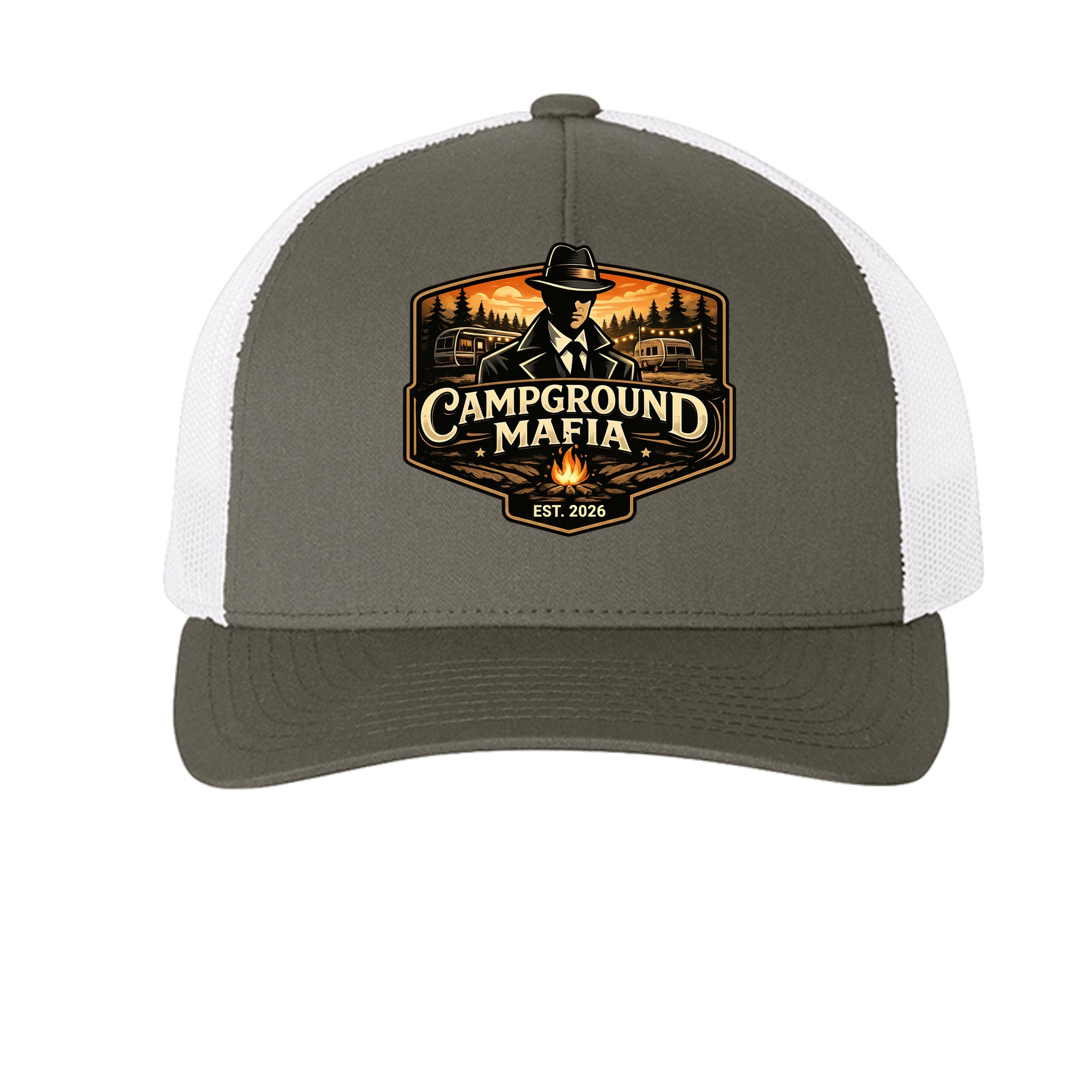 Charcoal/ White - 6506 - FRONT