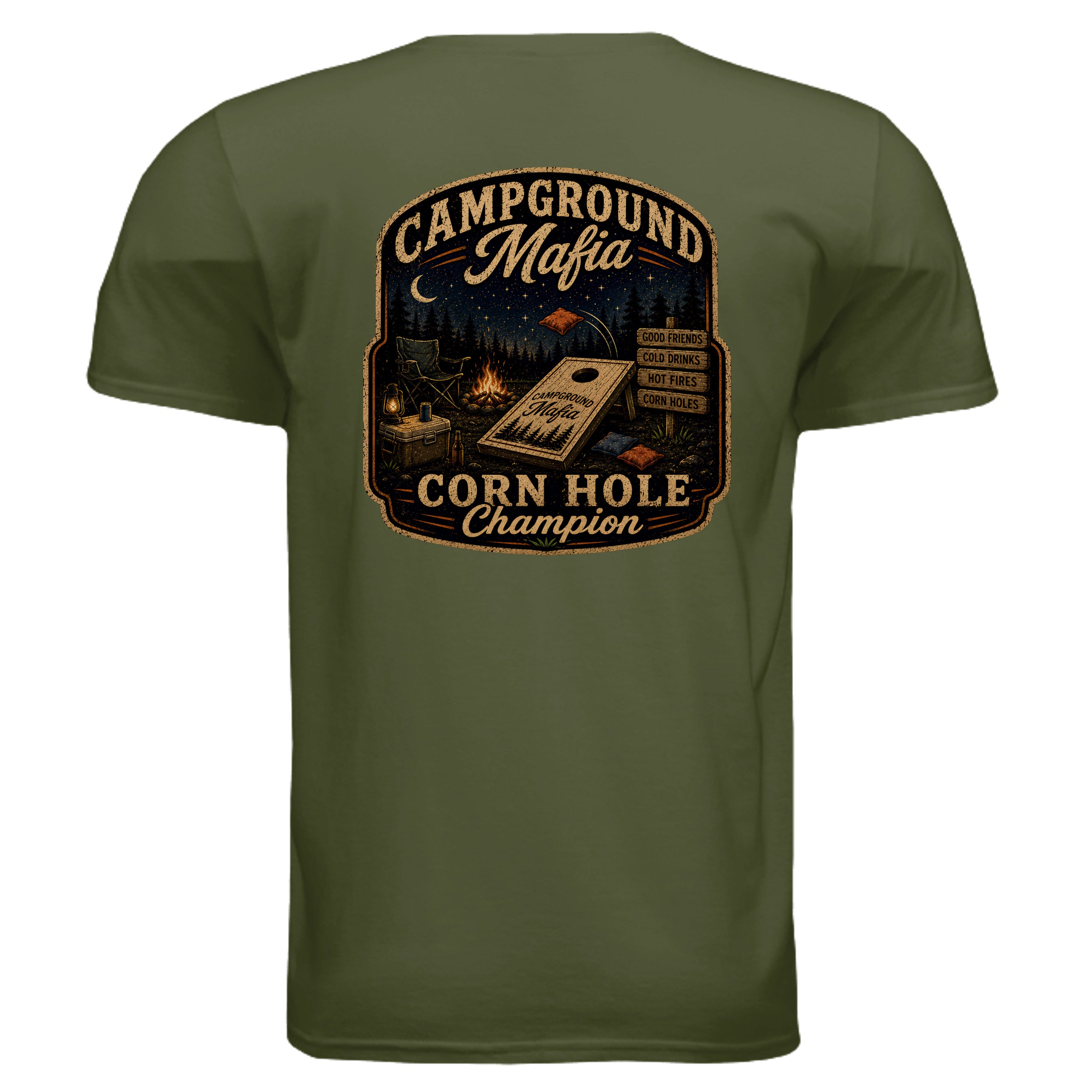 MILITARY GREEN - G640 - BACK